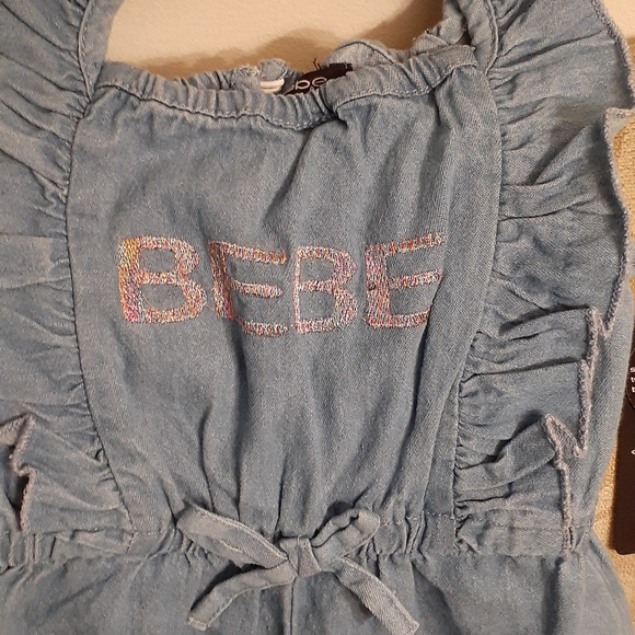 BEBE 2T JUMPSUIT NWT TODDLER GIRLS - Picture 2 of 8